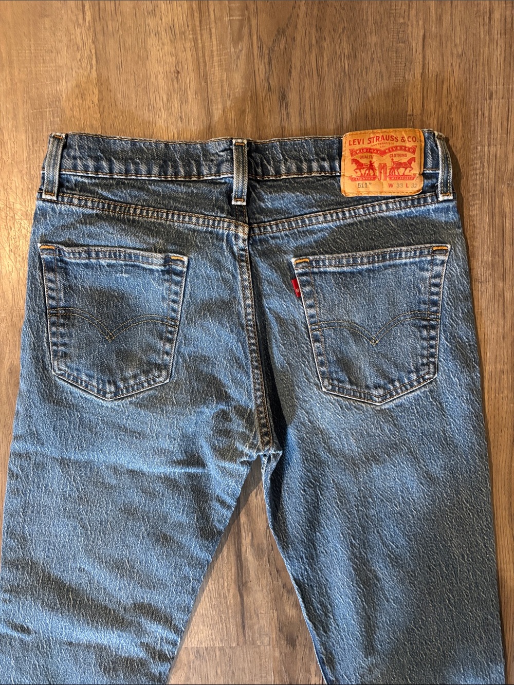 Levi’s Men’s Blue Jeans 33 x 32 - Picture 9 of 10